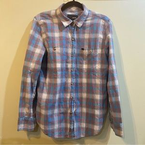 Hurley Size Medium Plaid Women’s Flannel Shirt